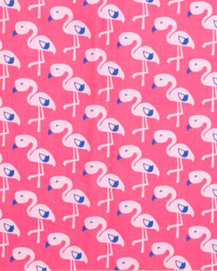 Pop Art Flamingos  Fabric